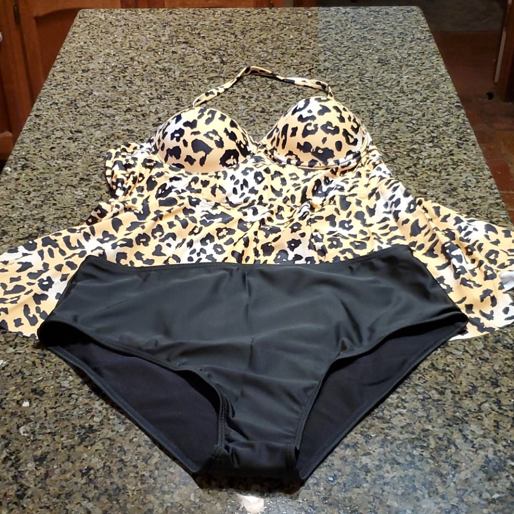 NWOT SHEIN tankini swim suit size 1X